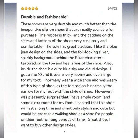 Disney Pixar Slip On Sneakers Size 6 Toy Story Wall-E Up The Incredible shoes - Picture 6 of 12